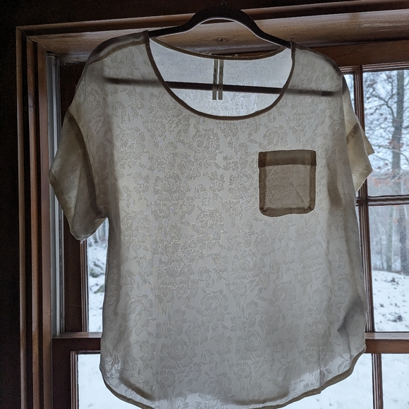 Anthropologie airy white silly blouse - Picture 3 of 6